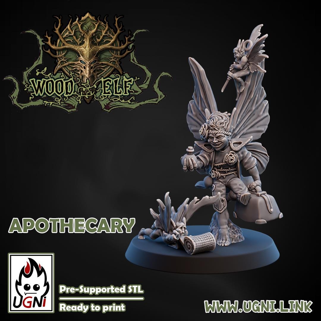 Wood Elves Fantasy Football Team Cheerleaders and Support Crew