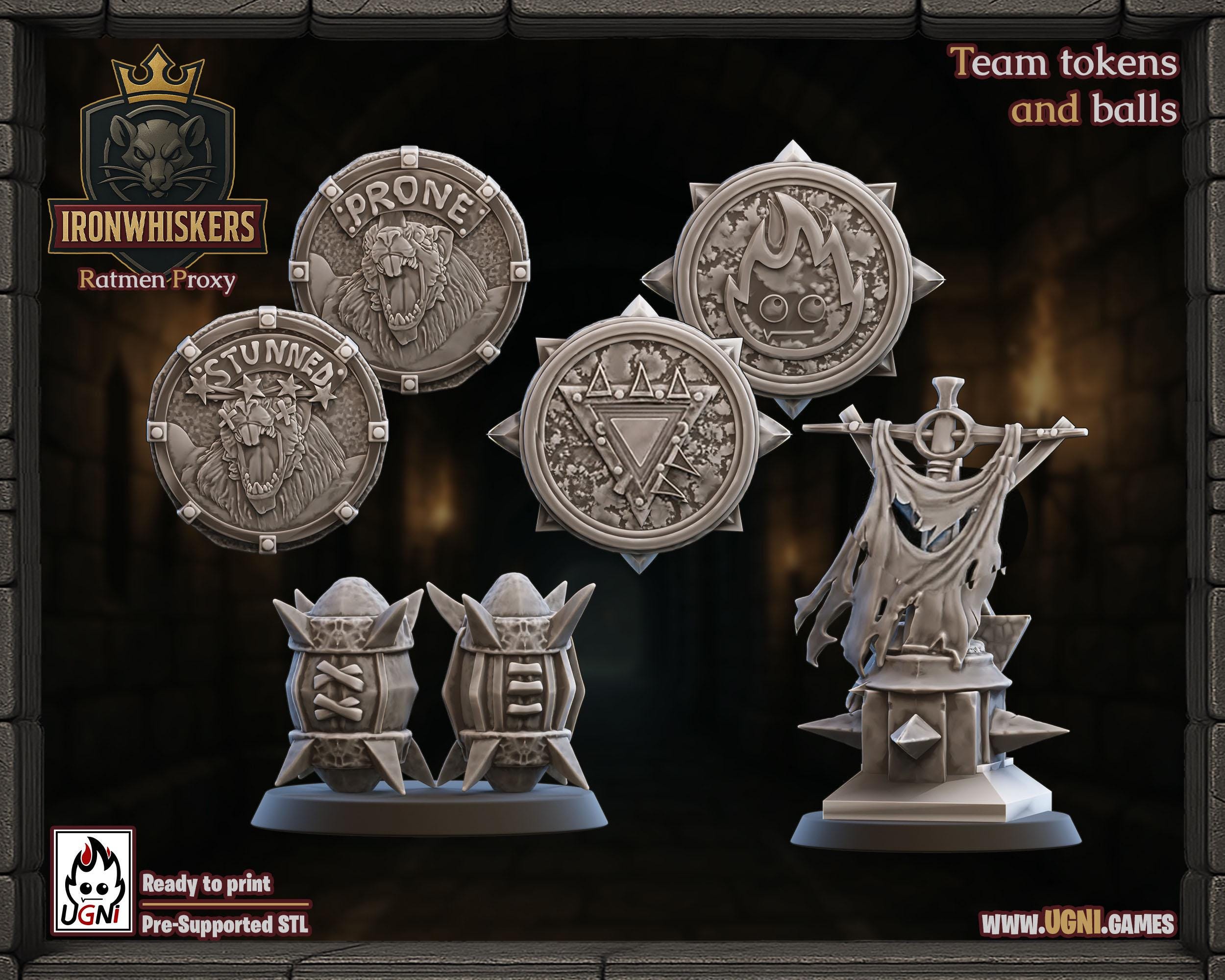 Ironwhiskers Ratmen Fantasy Football Team