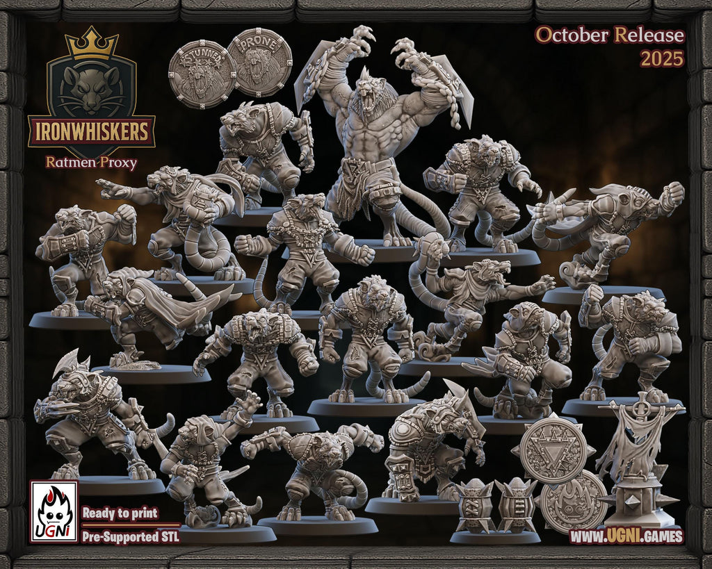 Ironwhiskers Ratmen Fantasy Football Team