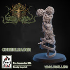 Wood Elves Fantasy Football Team Cheerleaders and Support Crew