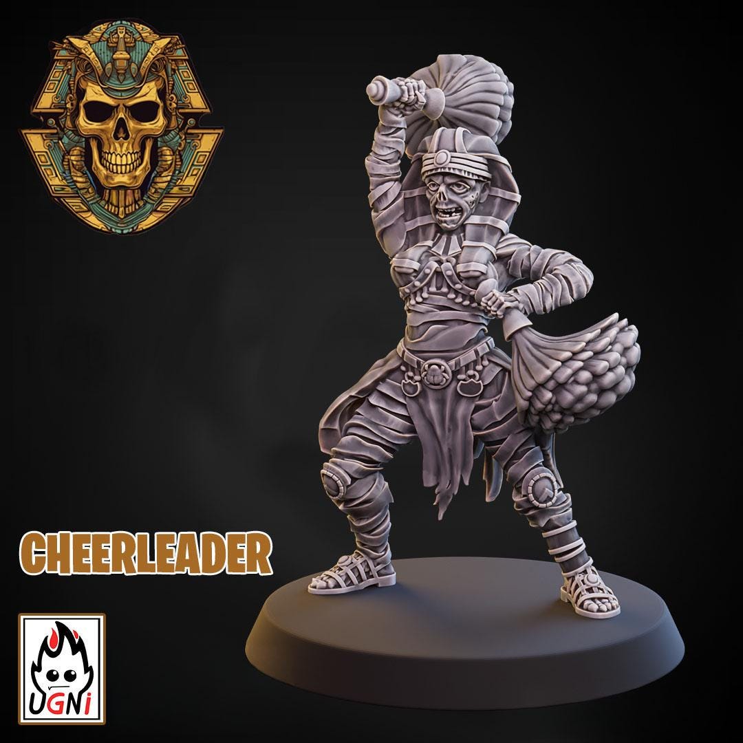 Crypt Guard Fantasy Football Team Cheerleaders and Support Crew