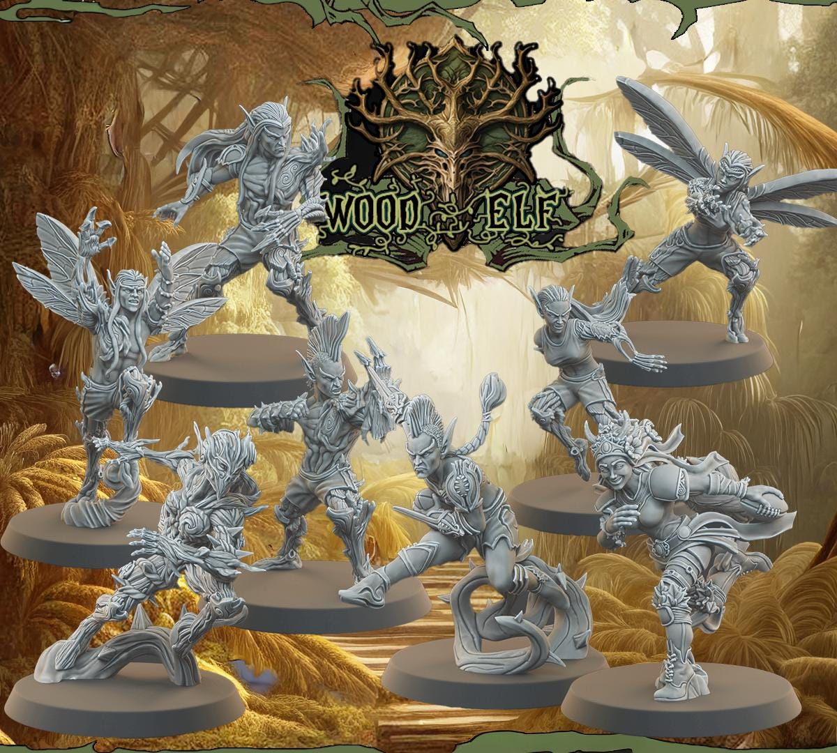 Wood Elves Fantasy Football Team Booster Pack One