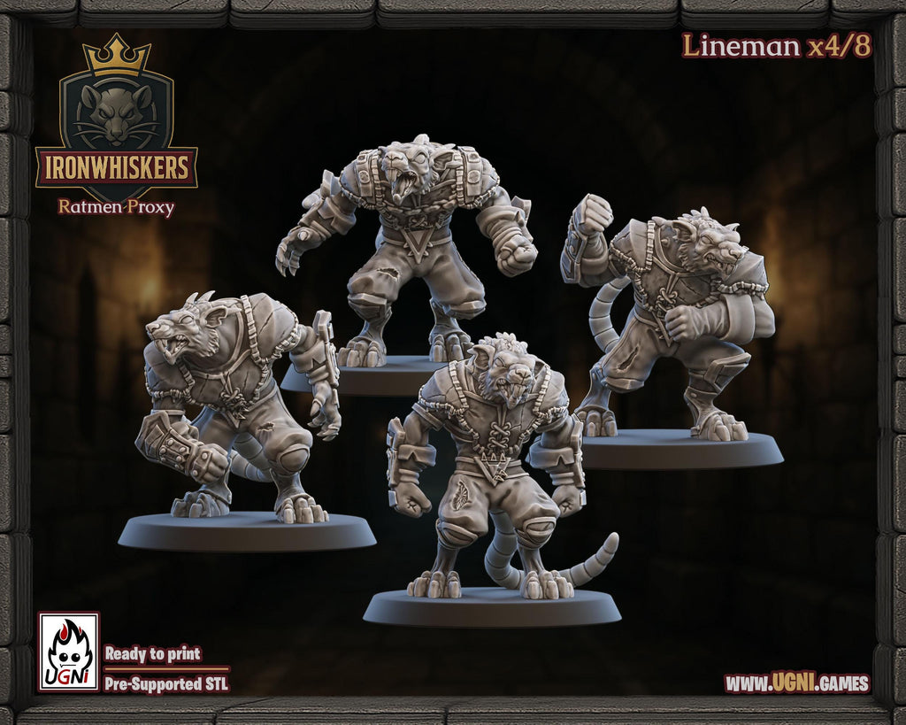 Ironwhiskers Ratmen Fantasy Football Team