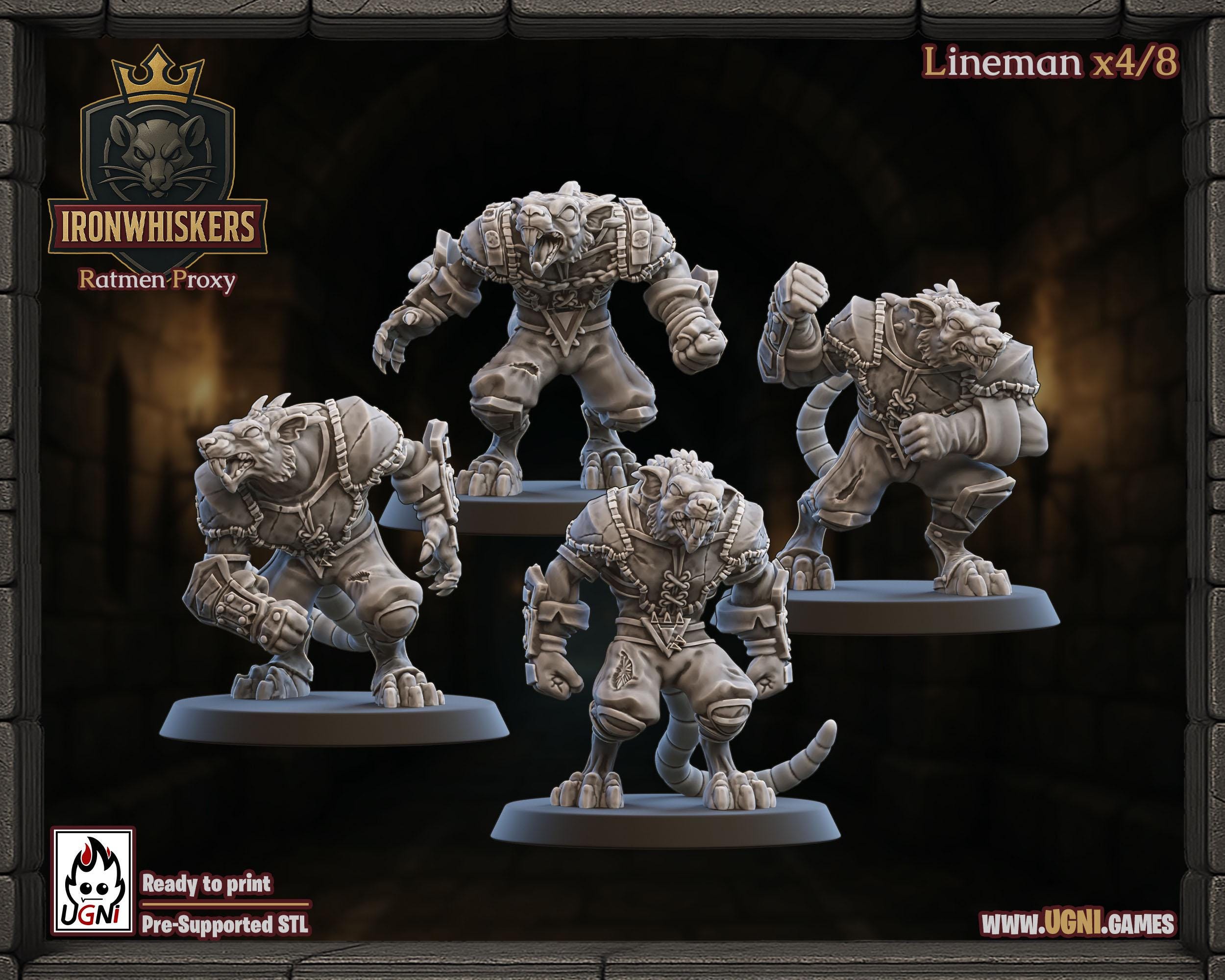 Ironwhiskers Ratmen Fantasy Football Team