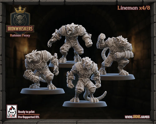 Ironwhiskers Ratmen Fantasy Football Team