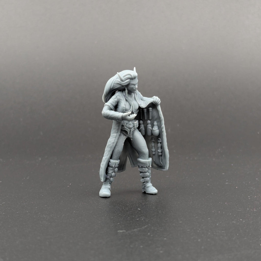 Dark Elf Fantasy Football Team Cheerleaders and Support Crew