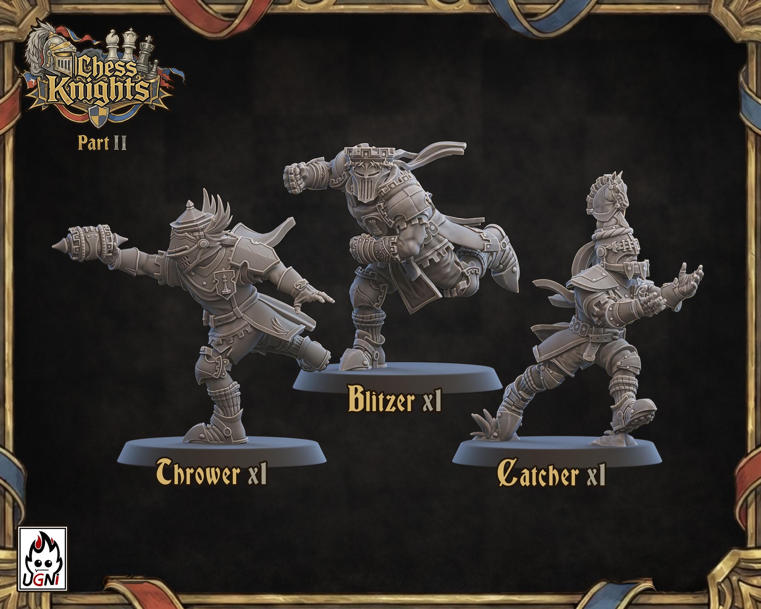 Chess Knights Fantasy Football Team Booster Pack One