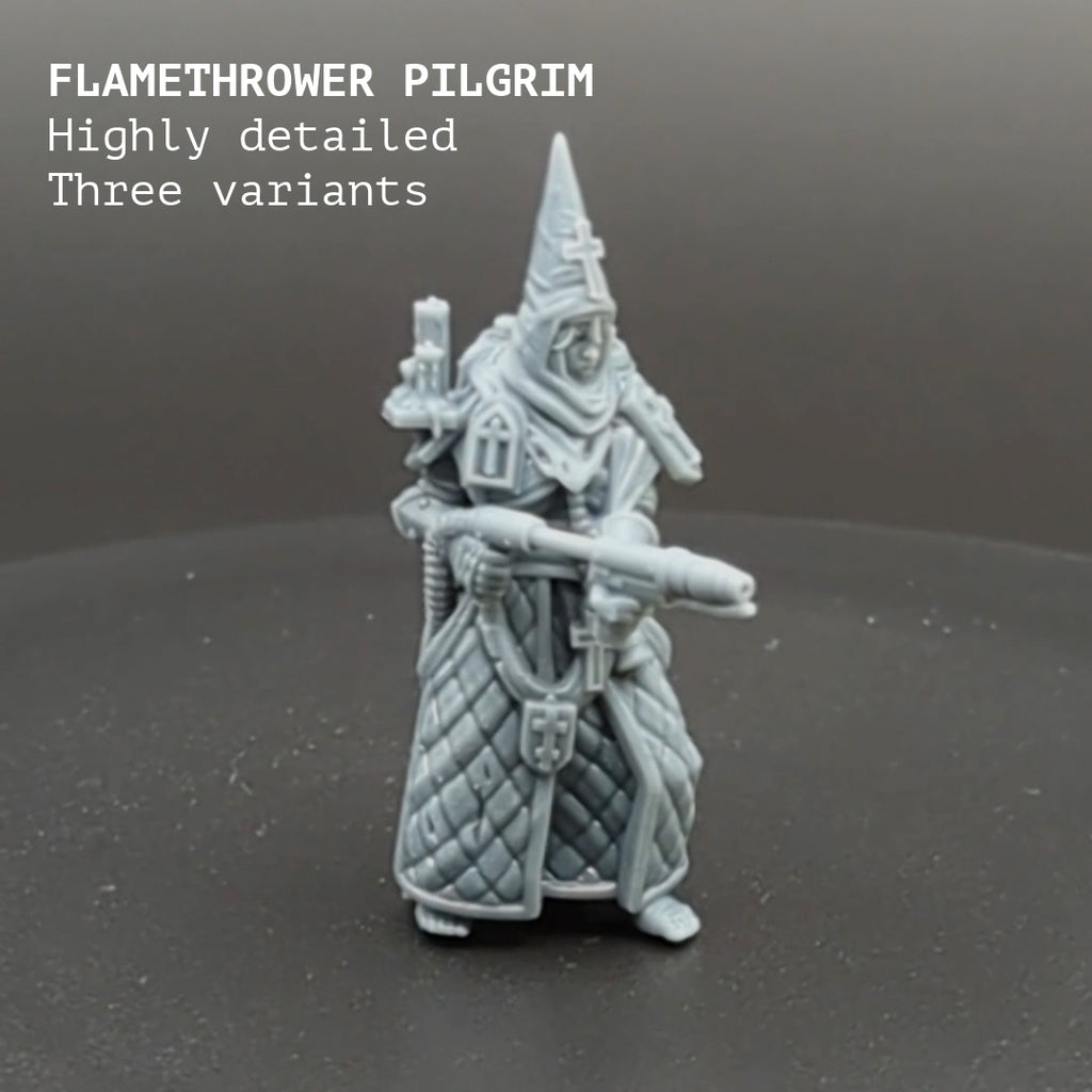 Bleeding Procession Flamethrower Pilgrim
