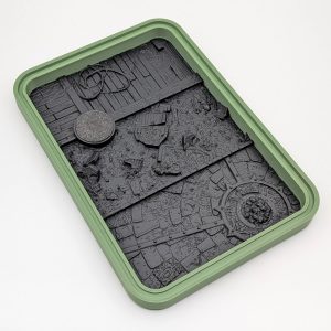 Anarky Creations Ultimate Fantasy Dry Palette. Olive Green primed in black.