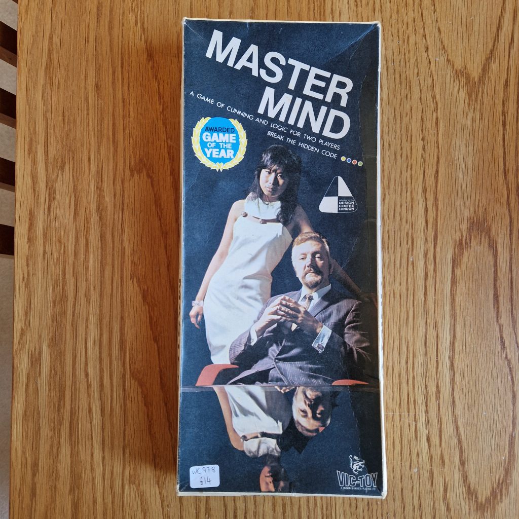 Boxed vintage mastermind board game